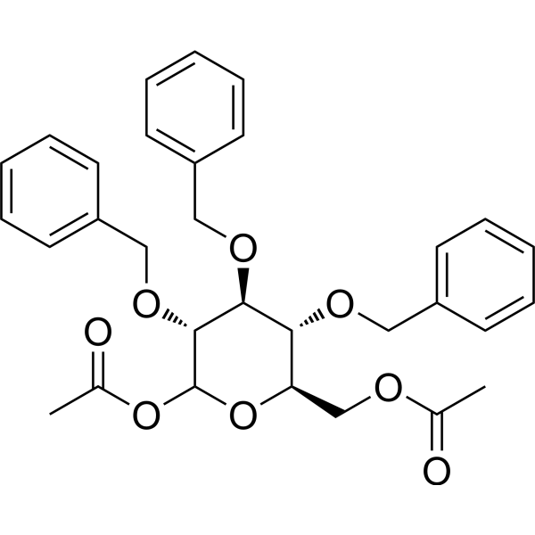D-Glucopyranose,2,3,4-tris-O-(phenylmethyl),1,6-diacetate 59433-13-5